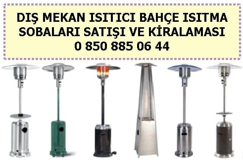 Dış mekan açık alana ısıtıcı soba siparişi