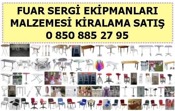Fuar sergi ekipmanları malzemesi kiralama satış