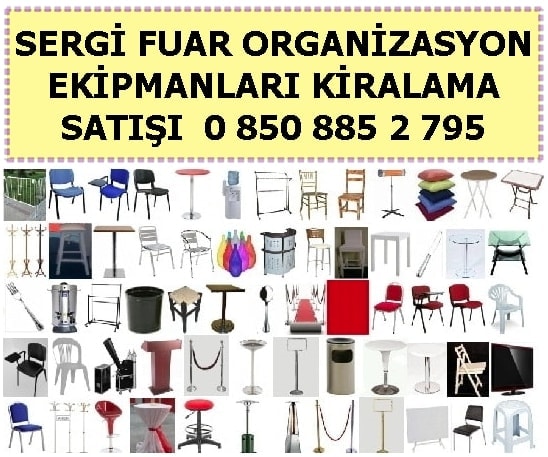 Sergi fuar organizasyon ekipmanları kiralama satış